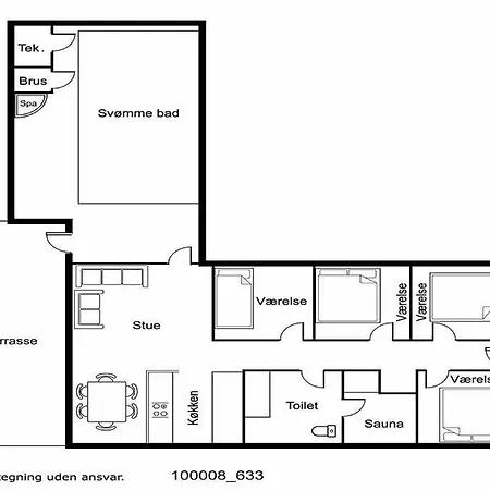 Сasa de vacaciones Flot Poolhus I Vejlby Klit Ved Vesterhavet Sj633 *